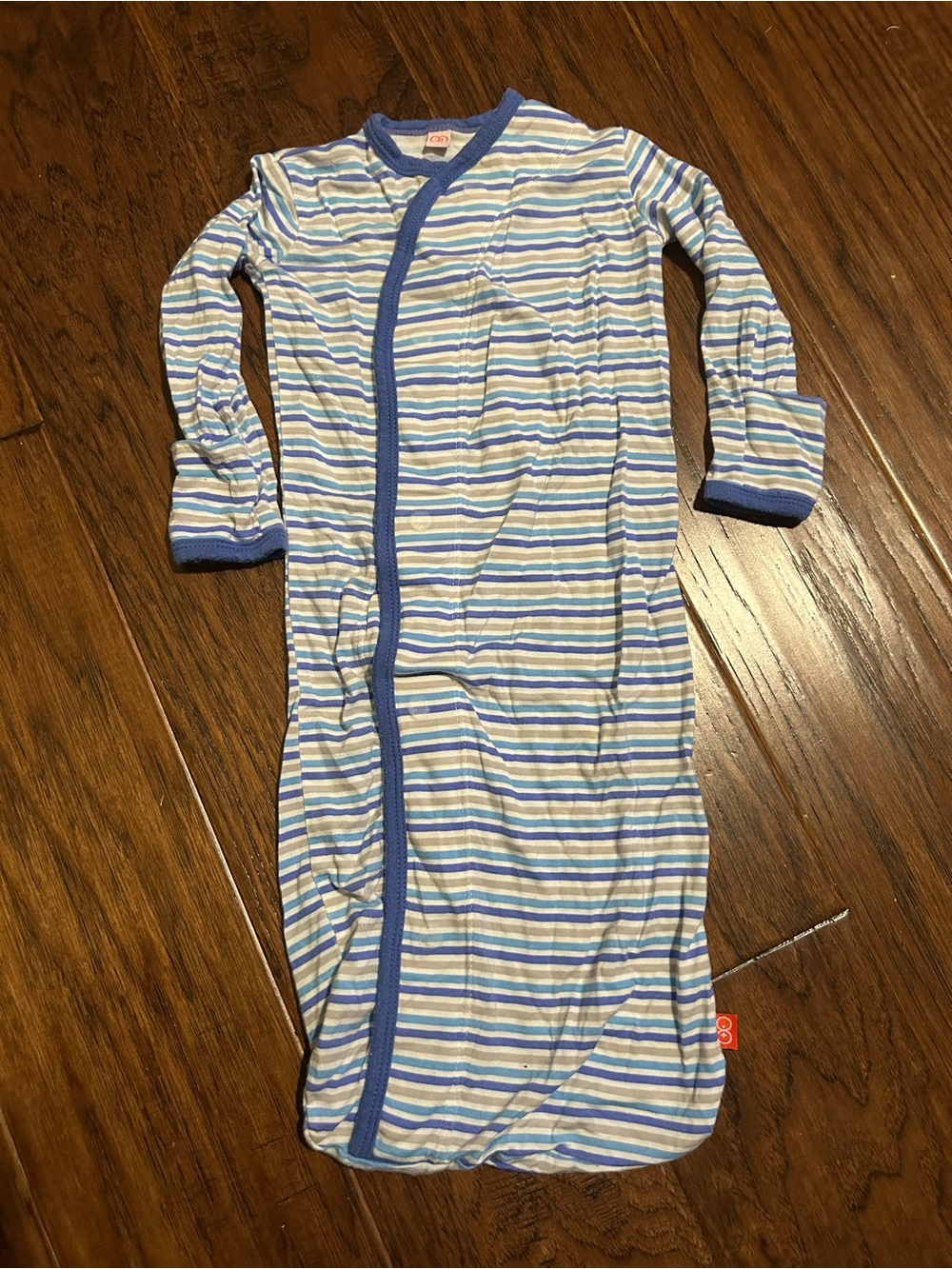 Magnetic Me Stripe Gown NB-3 months